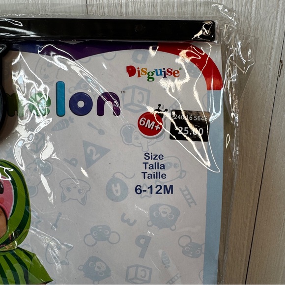 Disguise Cocomelon Toddler Jumpsuit & Headpiece Costume Size 6-12M - Picture 3 of 5